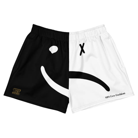 Smiley Women’s Recycled Athletic Shorts